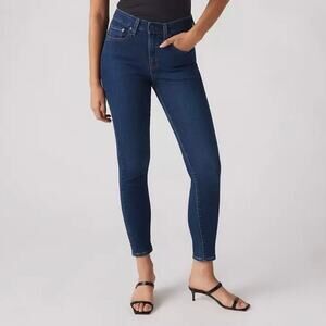 Levi's 721 High Rise Skinny Jeans Nondistressed Blue Denim size 28 W28 L30 Levis